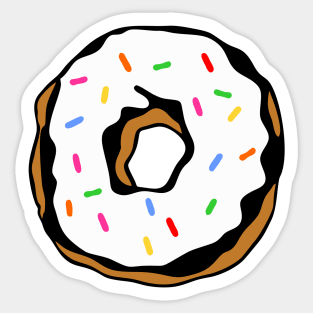 Donut Pop Art Sticker